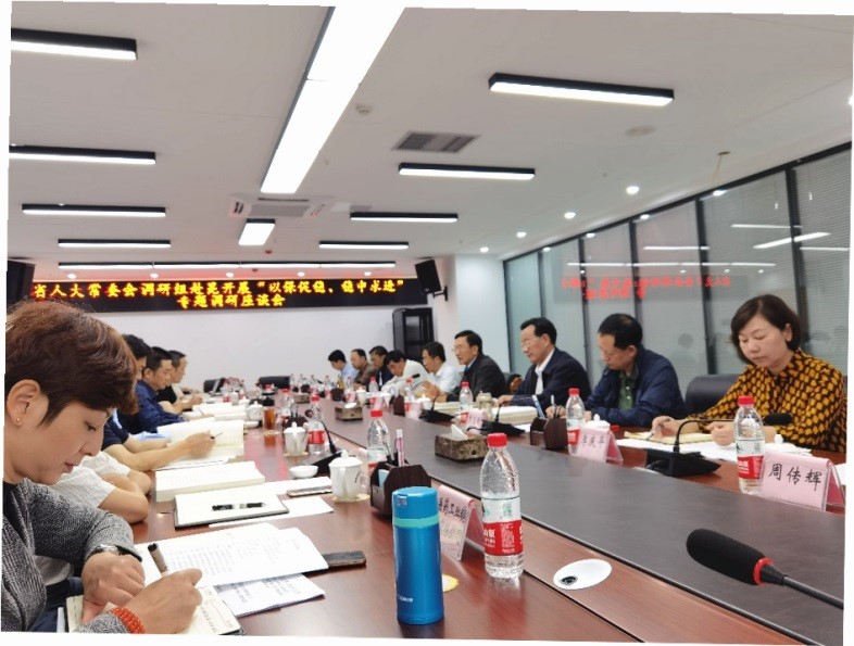 公司代表參加“以保促穩(wěn)、穩(wěn)中求進”專題調(diào)研座談會